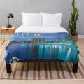 S. KIYOTAKA & OMEGA TRIBE - AQUA CITY (1983) inspired plush blanket