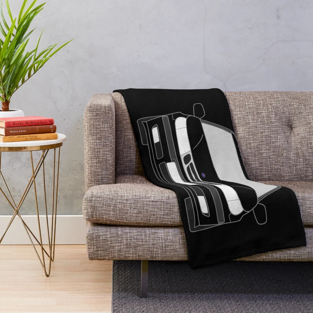 Saab 9-5 plush blanket for Saab enthusiasts
