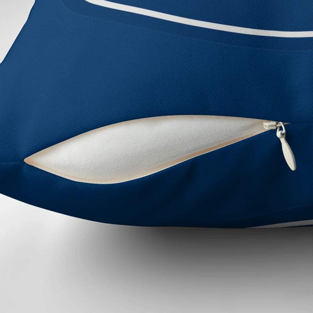 Saab-inspired pillow with jet power and speed design