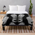 Sabaton-inspired plush blanket with the band's logo and design