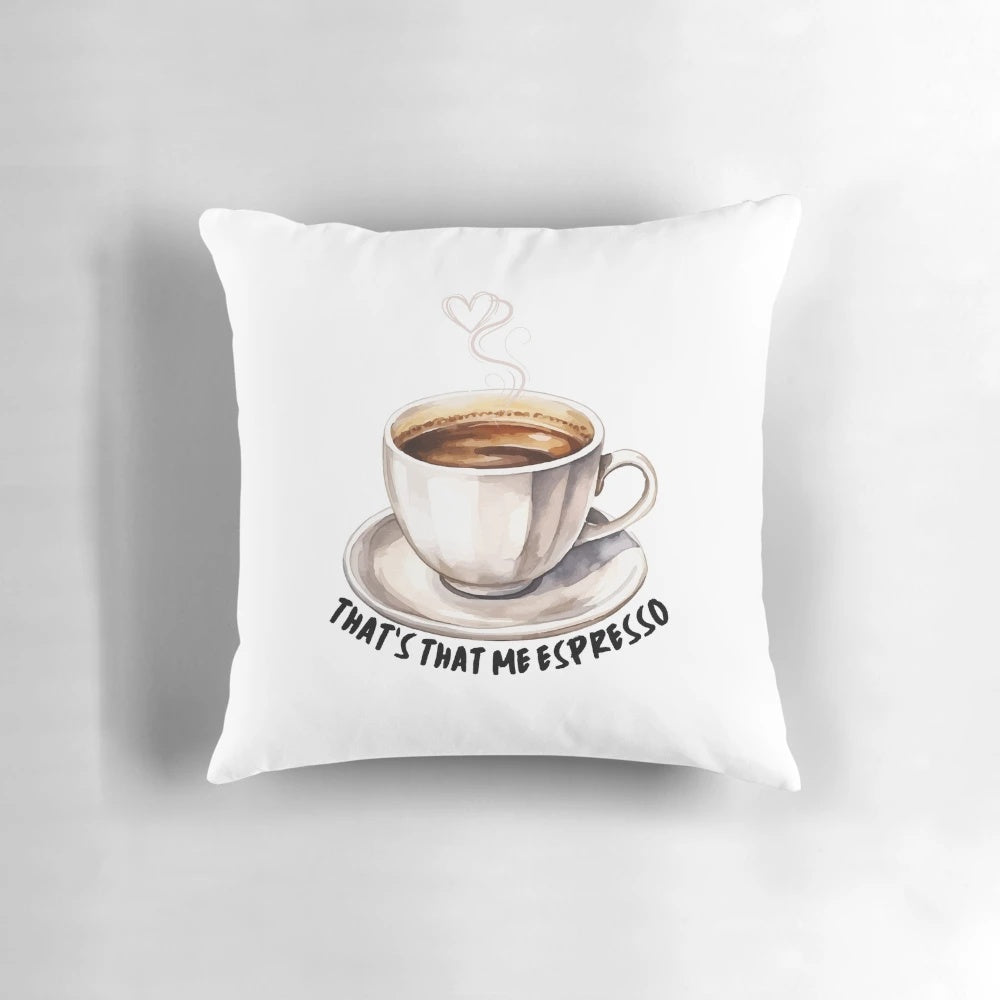 Sabrina Carpenter Espresso Pop Music Pillow with Inspiring Quote
