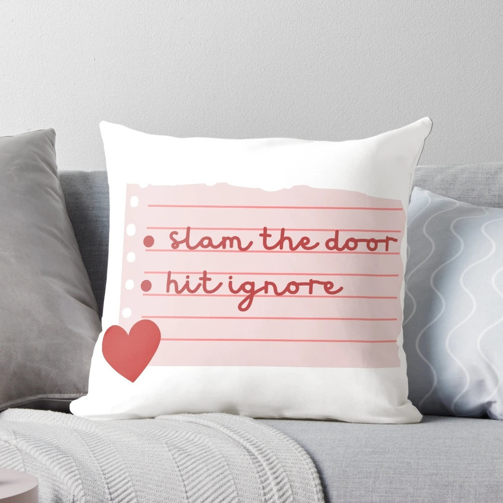 Sabrina Carpenter Feather Sticker Pillow - Lyrics, Songs & Aesthetic