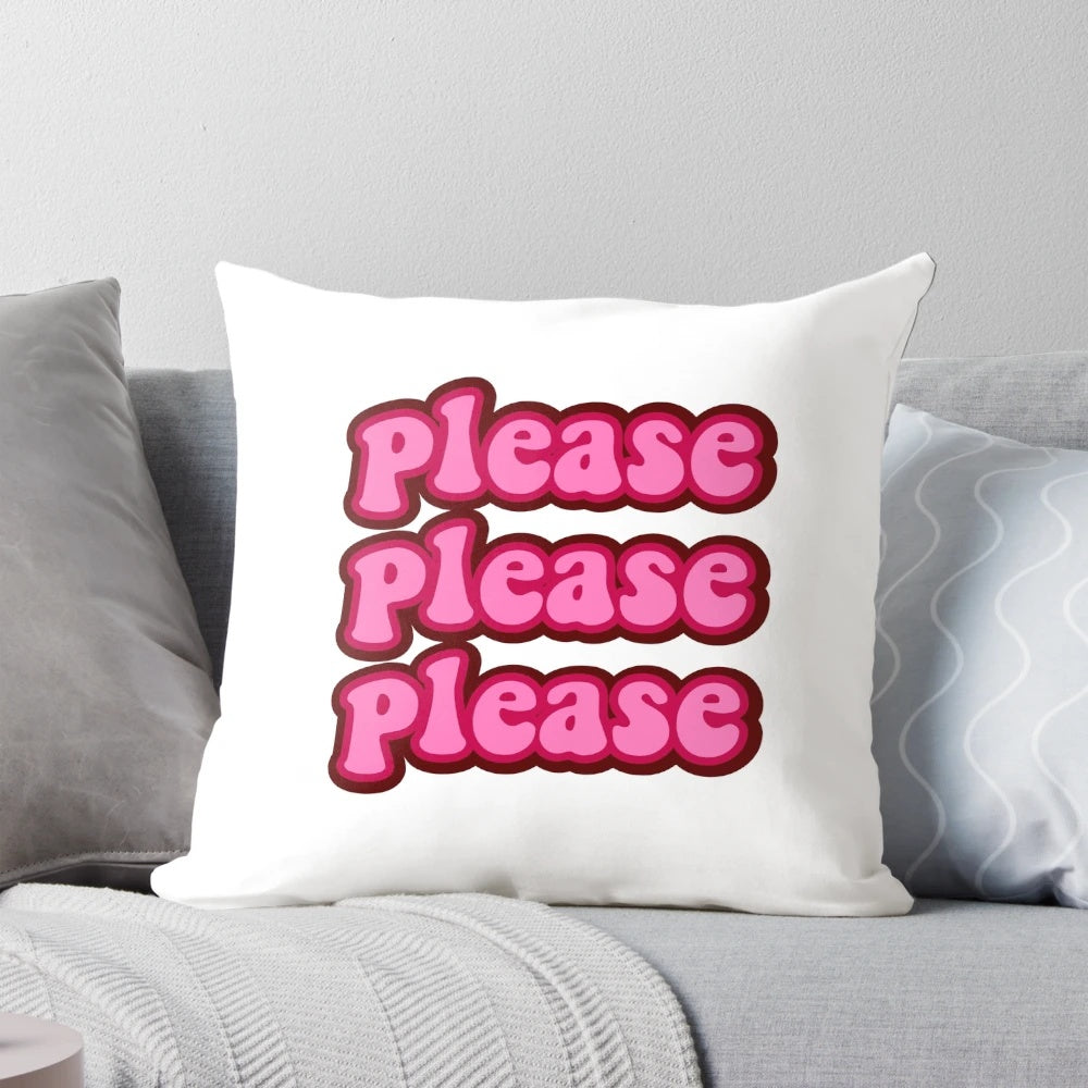 Sabrina Carpenter "Please Please Please" Decorative Pillow
