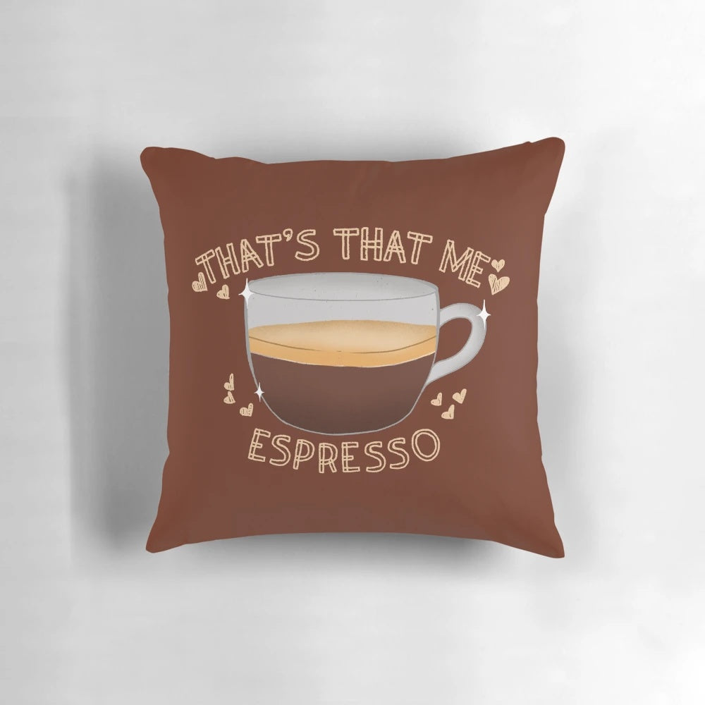 Sabrina Carpenter 'That's That Me Espresso' Decorative Pillow for Home Decor