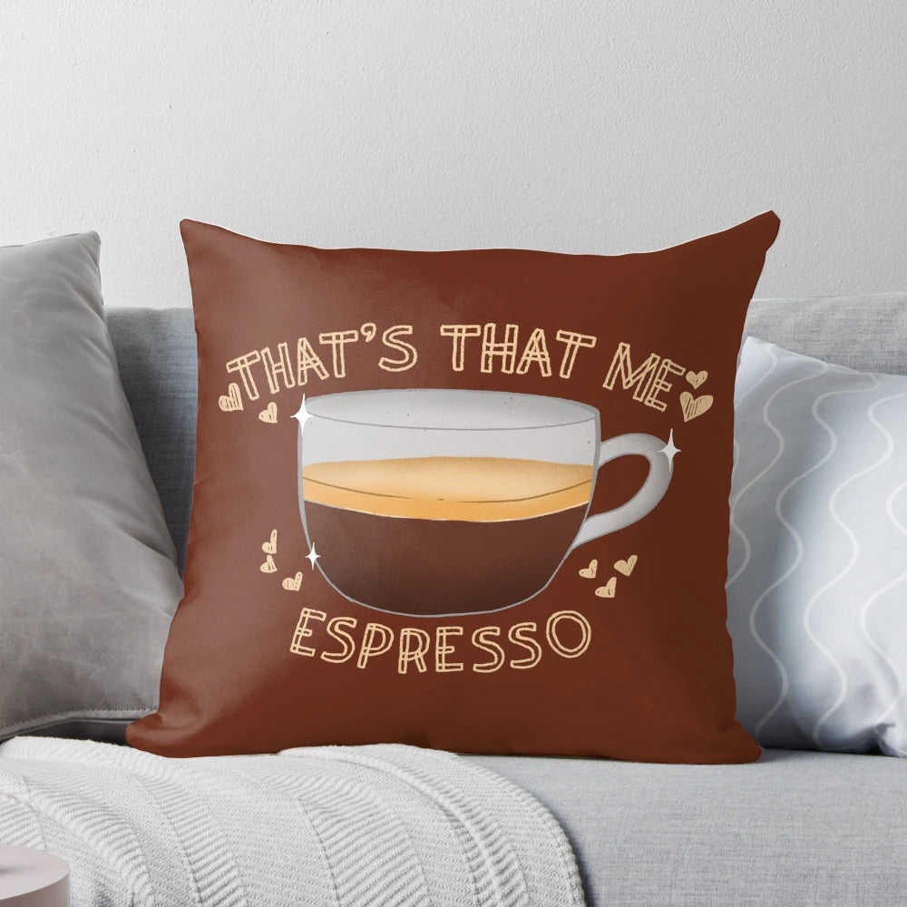Sabrina Carpenter 'That's That Me Espresso' Decorative Pillow for Home Decor