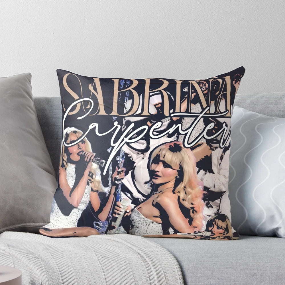 Sabrina Carpenter VMAS performance themed pillow