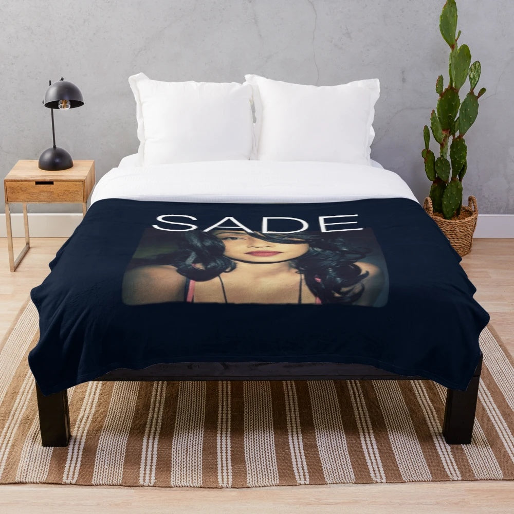 Sade music inspired plush blanket