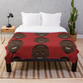 Sadio Mane plush blanket featuring a portrait of the Liverpool FC and Senegal football player
