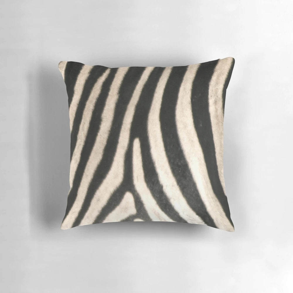 Decorative Zebra Print Pillow for Safari-Themed Home Decor