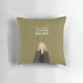 Saga Noren inspired Nordic noir themed decorative throw pillow