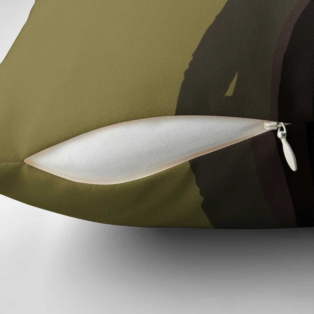 Saga Noren inspired Nordic noir themed decorative throw pillow