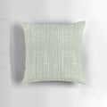 Sage green and white abstract striped decorative pillow