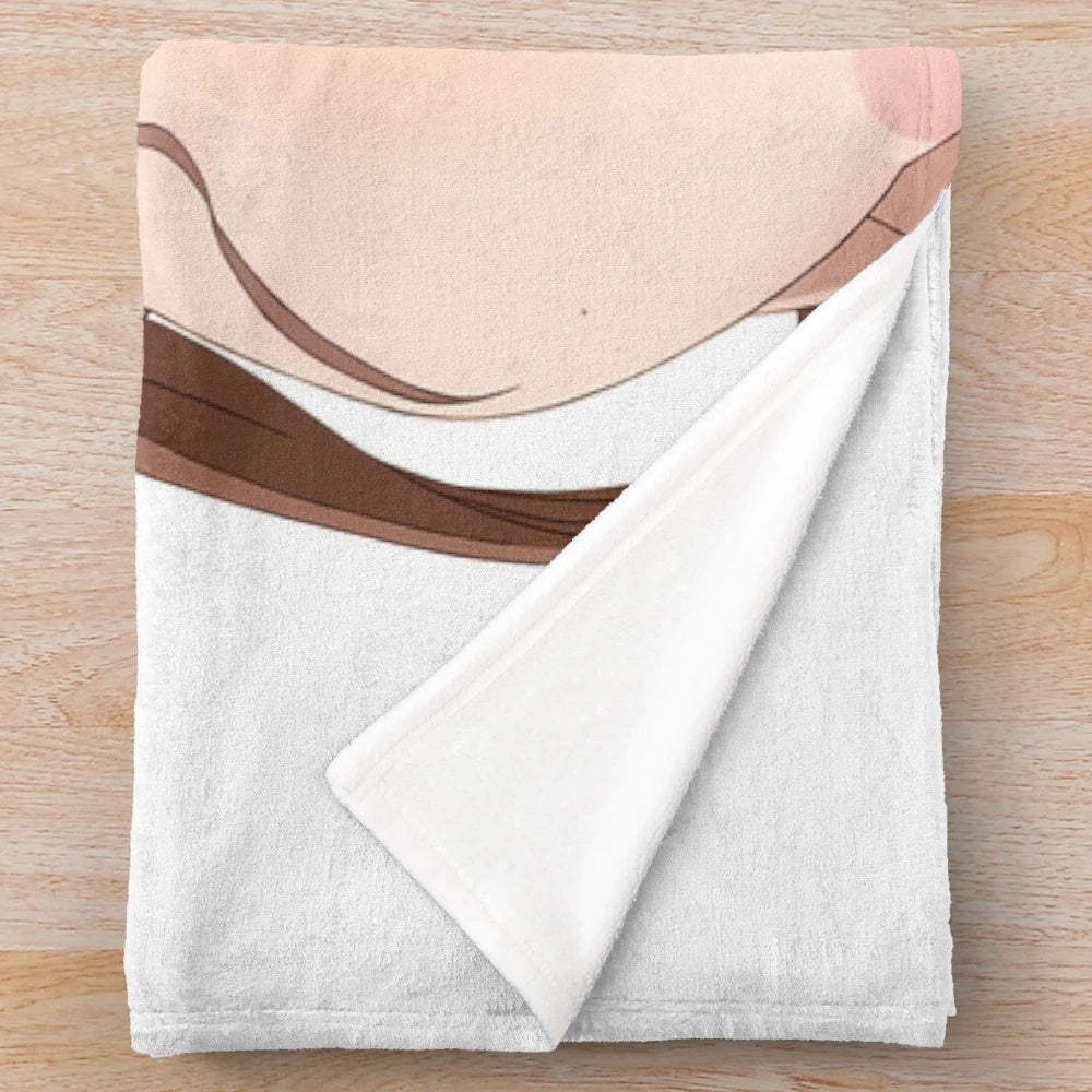 Sagiri Yuuko inspired anime plush blanket featuring the sexy waifu character