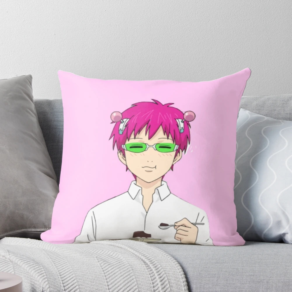 Saiki K Kusuo Saiki Coffee Jelly Anime Pillow