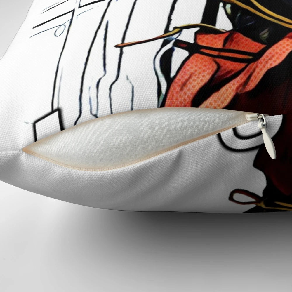 "I'm Sailing" Pillow featuring a scene from the 1991 comedy film "What About Bob?" starring Bill Murray