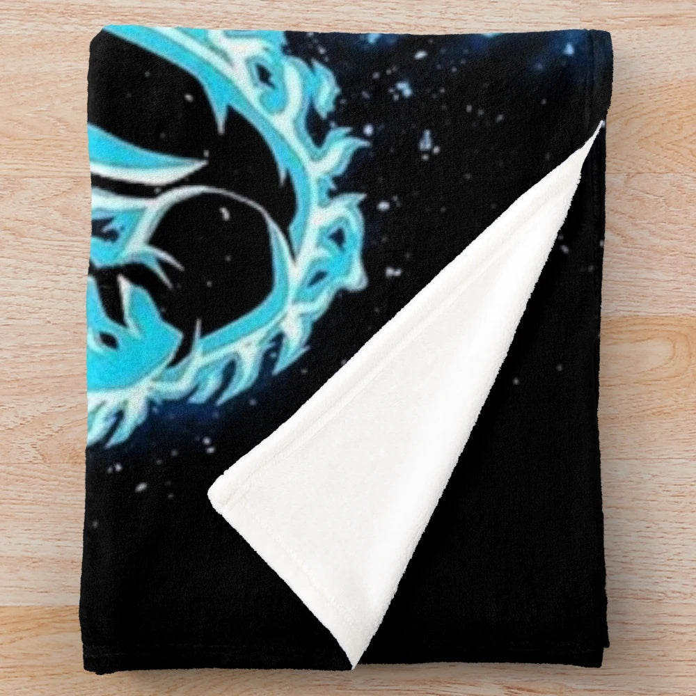 Saiyan Goku Inspired Plush Blanket