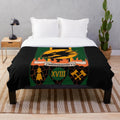 Salamanders-themed plush blanket with the Salamanders chapter banner