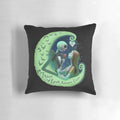 Sally and Jack from The Nightmare Before Christmas on a decorative pillow