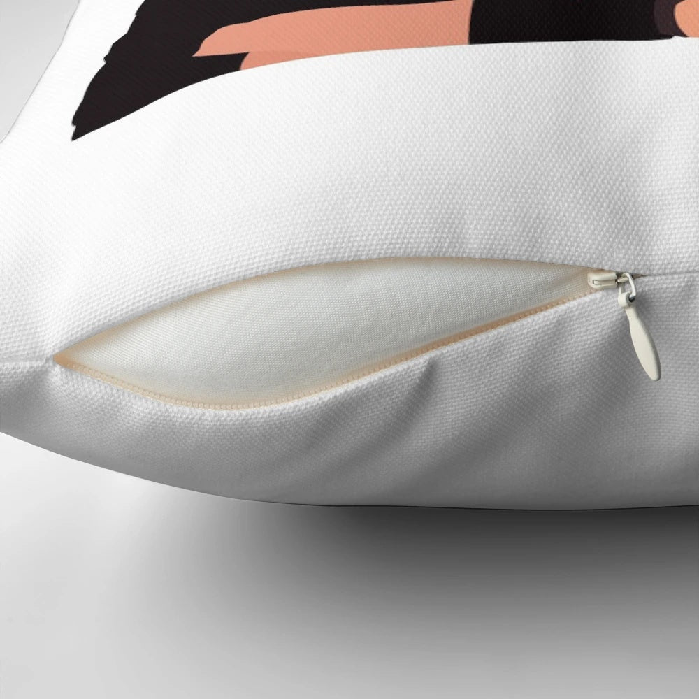 Salvatore brothers inspired decorative pillow with vampire diaries silhouette design