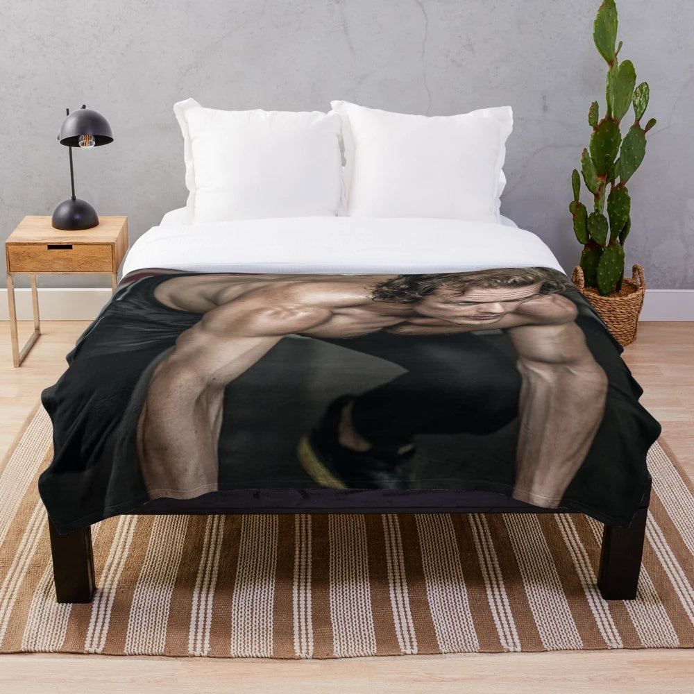 Sam Heughan Plush Blanket