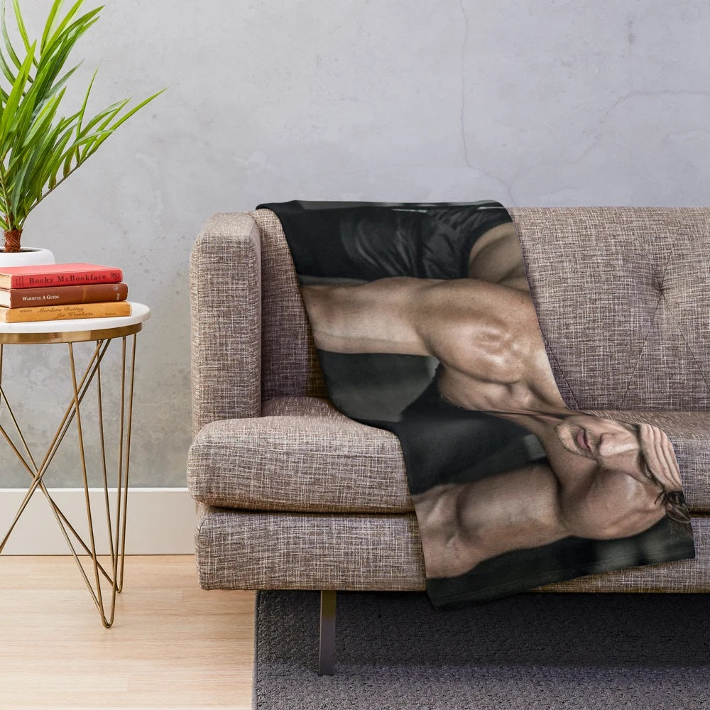 Sam Heughan Plush Blanket