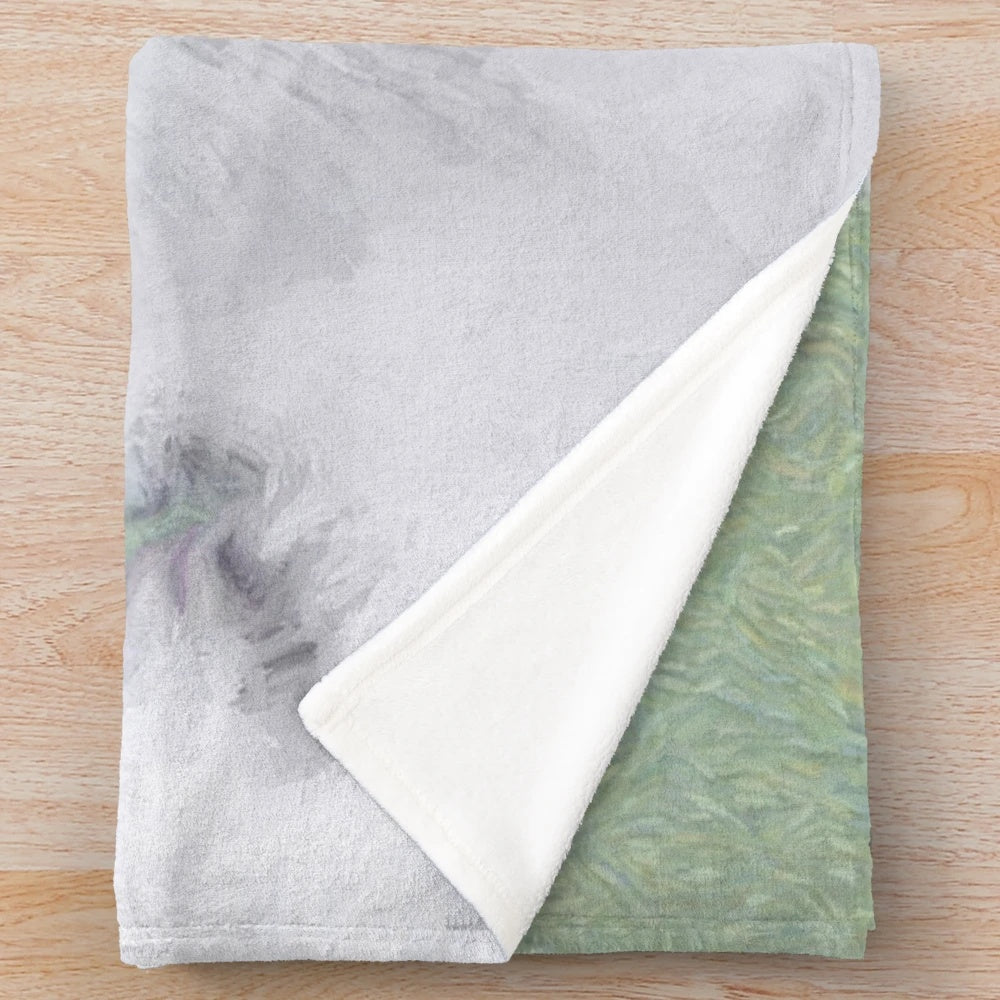Samoyed Inspired Plush Blanket