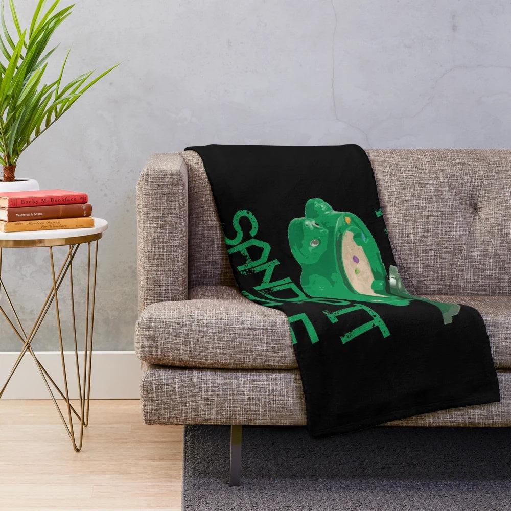 Sandpit Turtle inspired plush blanket with Bring Me The Horizon lyrics