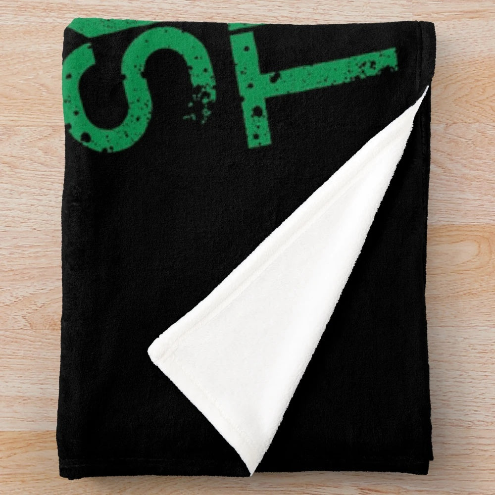 Sandpit Turtle inspired plush blanket with Bring Me The Horizon lyrics