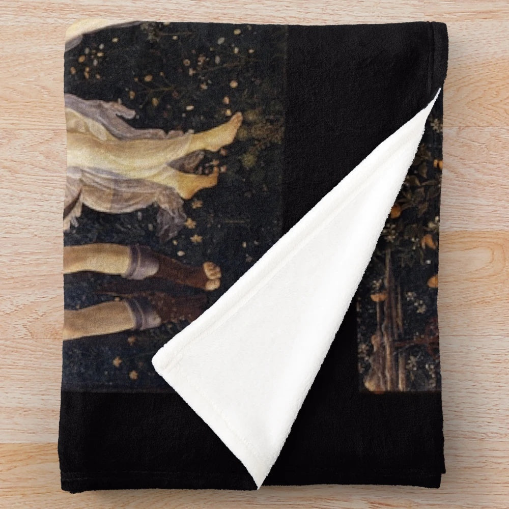 Sandro Botticelli Primivera Spring Plush Blanket