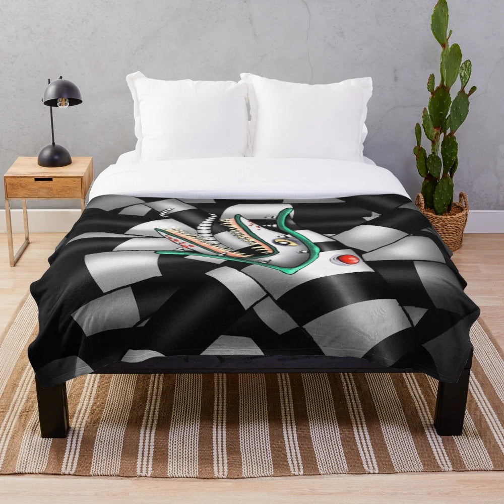 Sandworm plush blanket inspired by the Beetlejuice movie