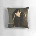 Sappho by Charles August Mengin - Classical Art Pillow