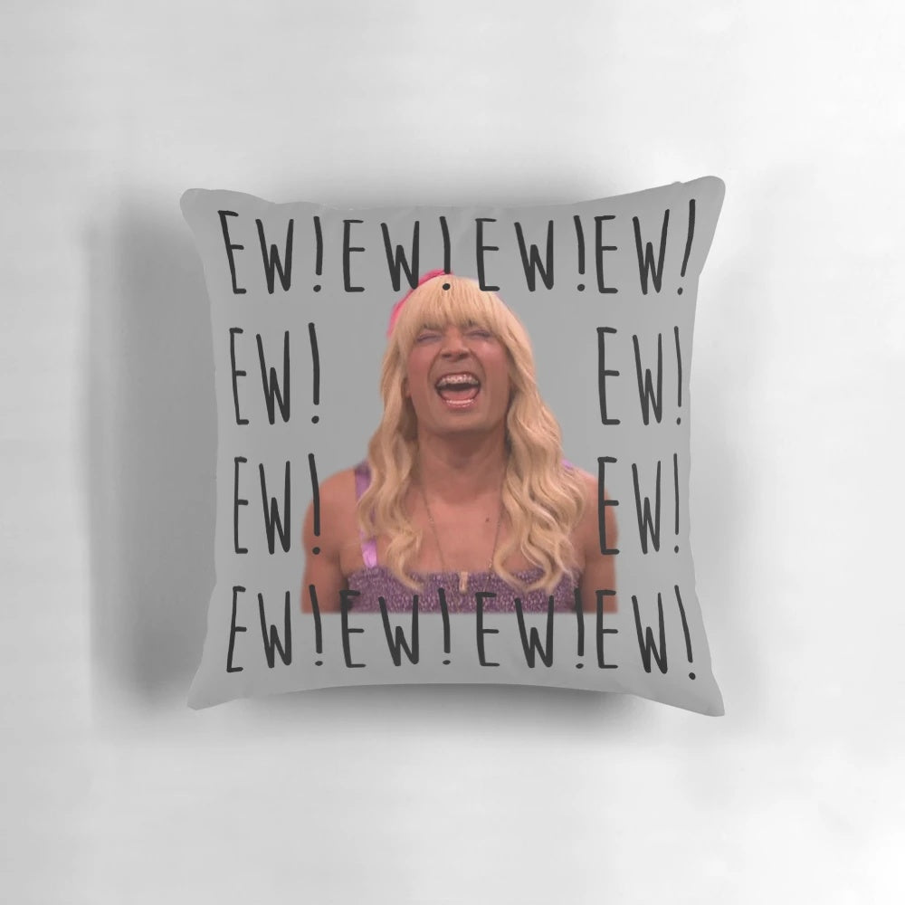 Sara Says Ew!' Jimmy Fallon Inspired Viral Pillow with Funny Quote