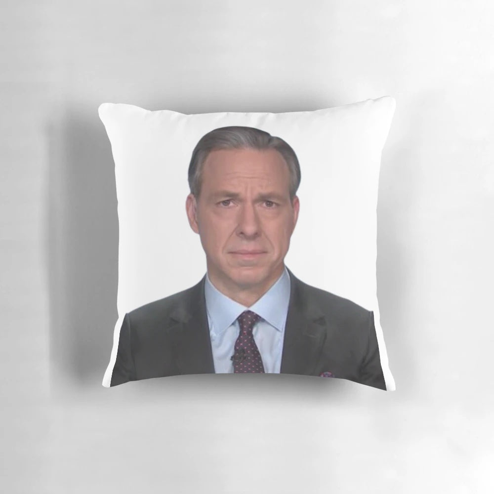Sarcastic 'Jake Tapper is Judging You' Pillow for CNN Anchor Fans