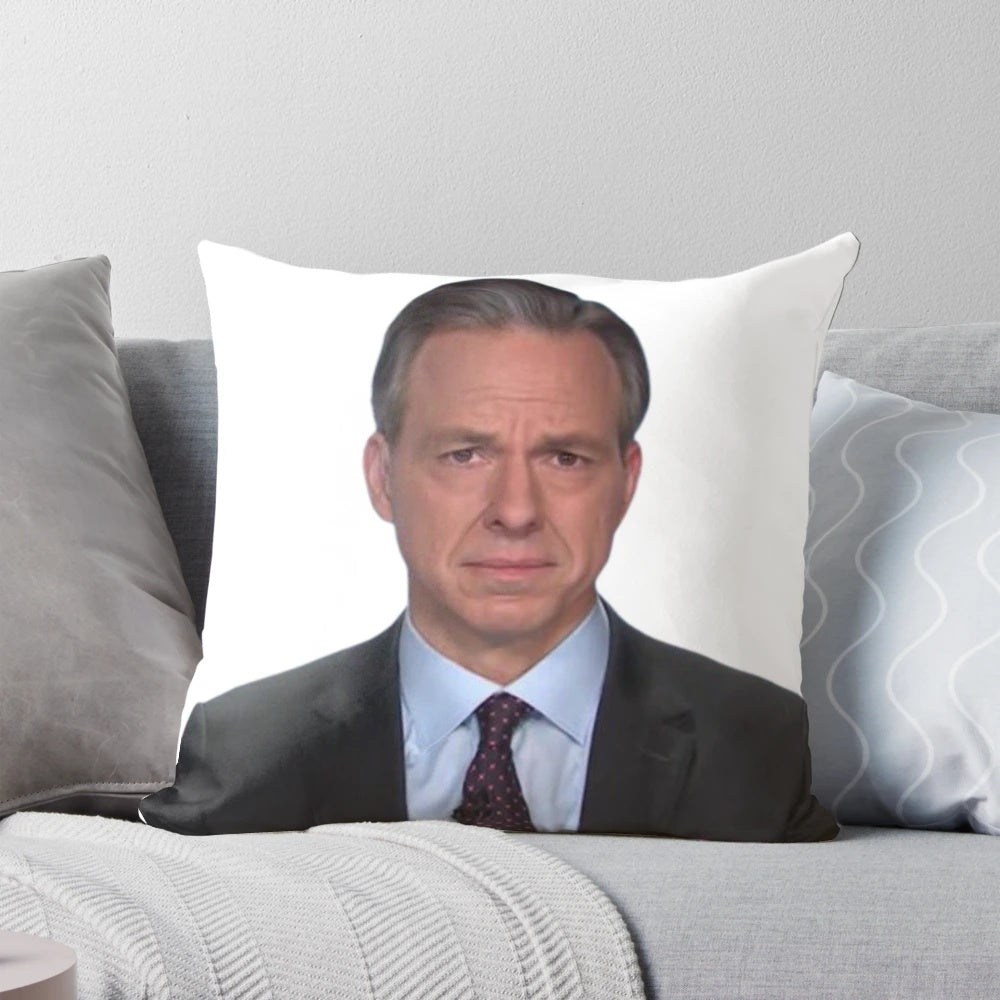 Sarcastic 'Jake Tapper is Judging You' Pillow for CNN Anchor Fans