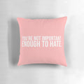 Decorative pillow featuring a bold quote from Lisa Vanderpump of Vanderpump Rules on Bravo TV