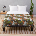 Sassy the Sasquatch inspired plush blanket