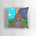 Sassy Tripper Snipper Pillow featuring characters from the popular YouTube series The Big Lez Show.