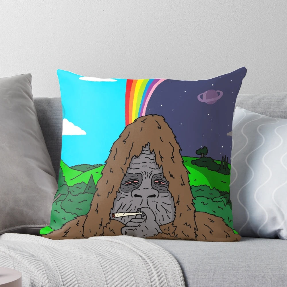 Sassy Tripper Snipper Pillow featuring characters from the popular YouTube series The Big Lez Show.