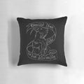 Black Phillip satanic goat pillow, dark fantasy witchcraft decor