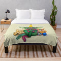 Plush blanket featuring a holiday movie theme
