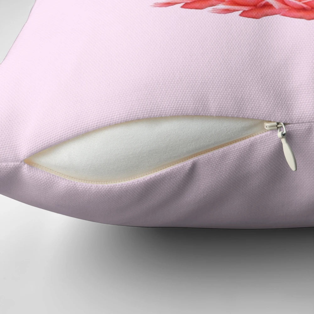 Satirical "Stop Being Poor" pillow with pop art inspired design featuring Paris Hilton