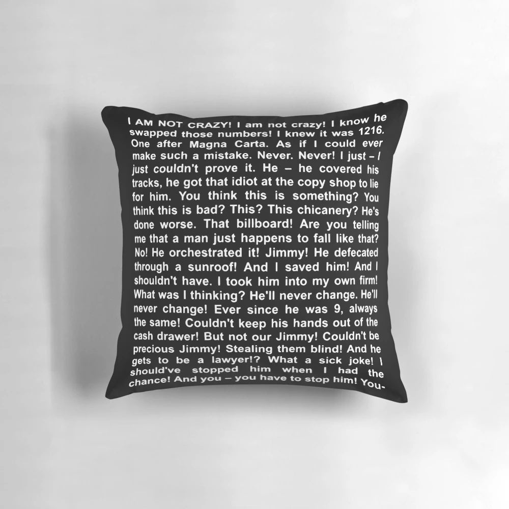 Saul Goodman and Chuck McGill Funny Meme Novelty Pillow from Breaking Bad