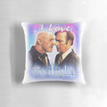 Pillow featuring Saul Goodman and Mike Ehrmantraut from Breaking Bad and Twilight characters