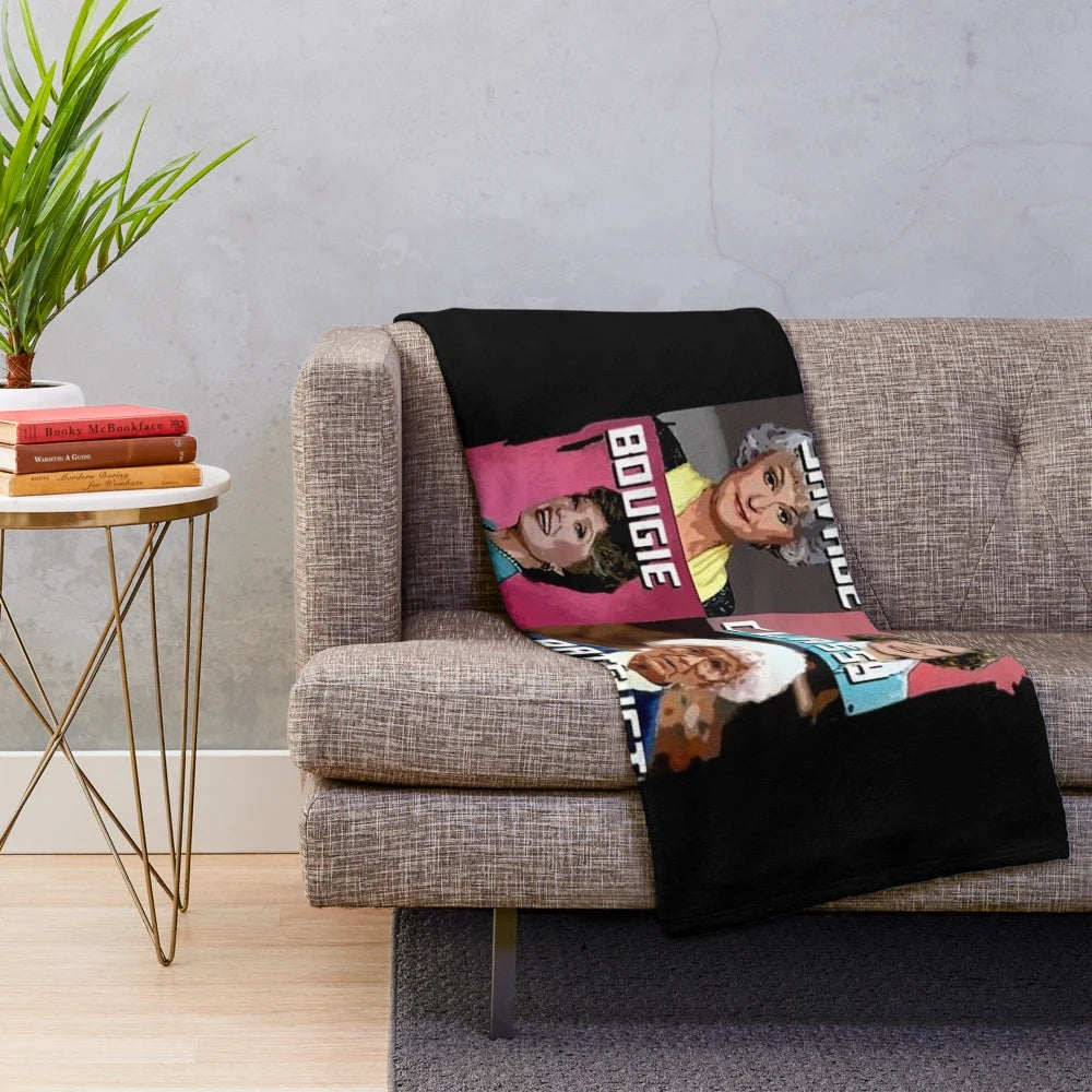 Savage Classy Bougie Ratchet Golden Girls Inspired Plush Blanket