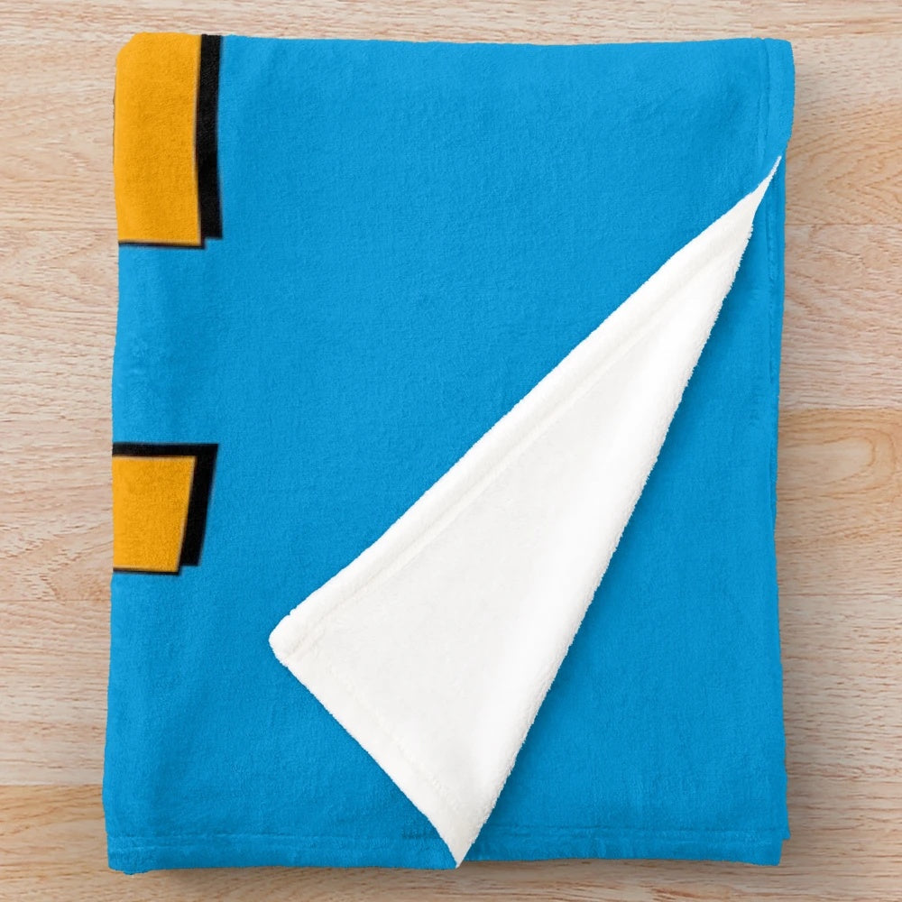 Save Ferris" Retro Movie Inspired Plush Blanket