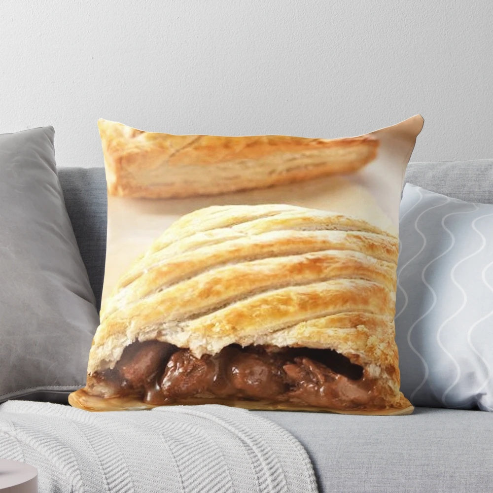Greggs Steak Bake Pillow - Bringing the Taste of Northern England to Your Home
