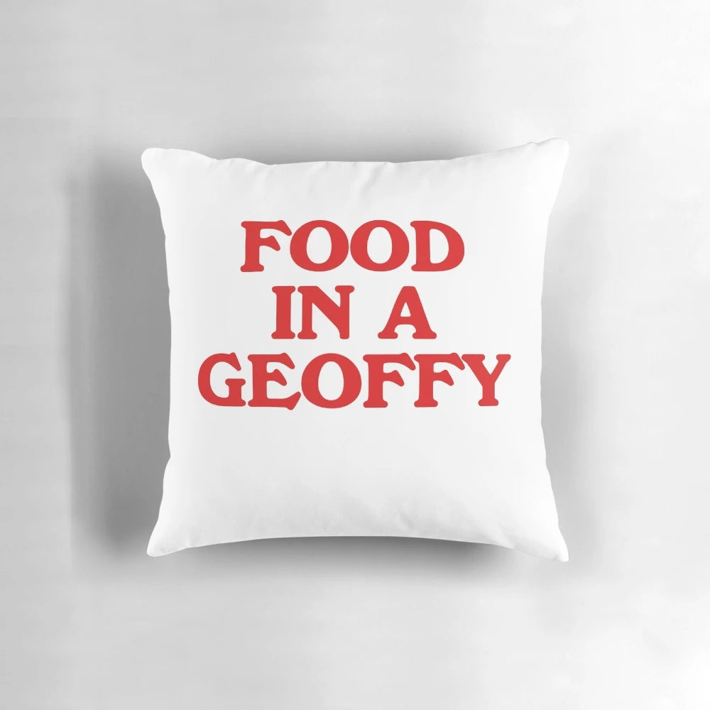 Food-themed Geoffy Pillow from "The Goldbergs" TV show