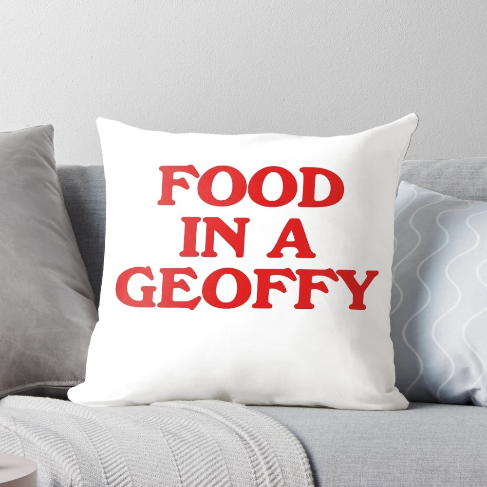Food-themed Geoffy Pillow from "The Goldbergs" TV show