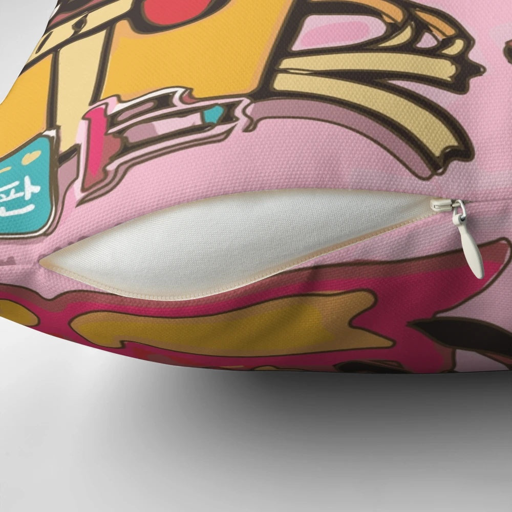Samyang-inspired carbonara-flavored pillow, a cozy snack for noodle enthusiasts