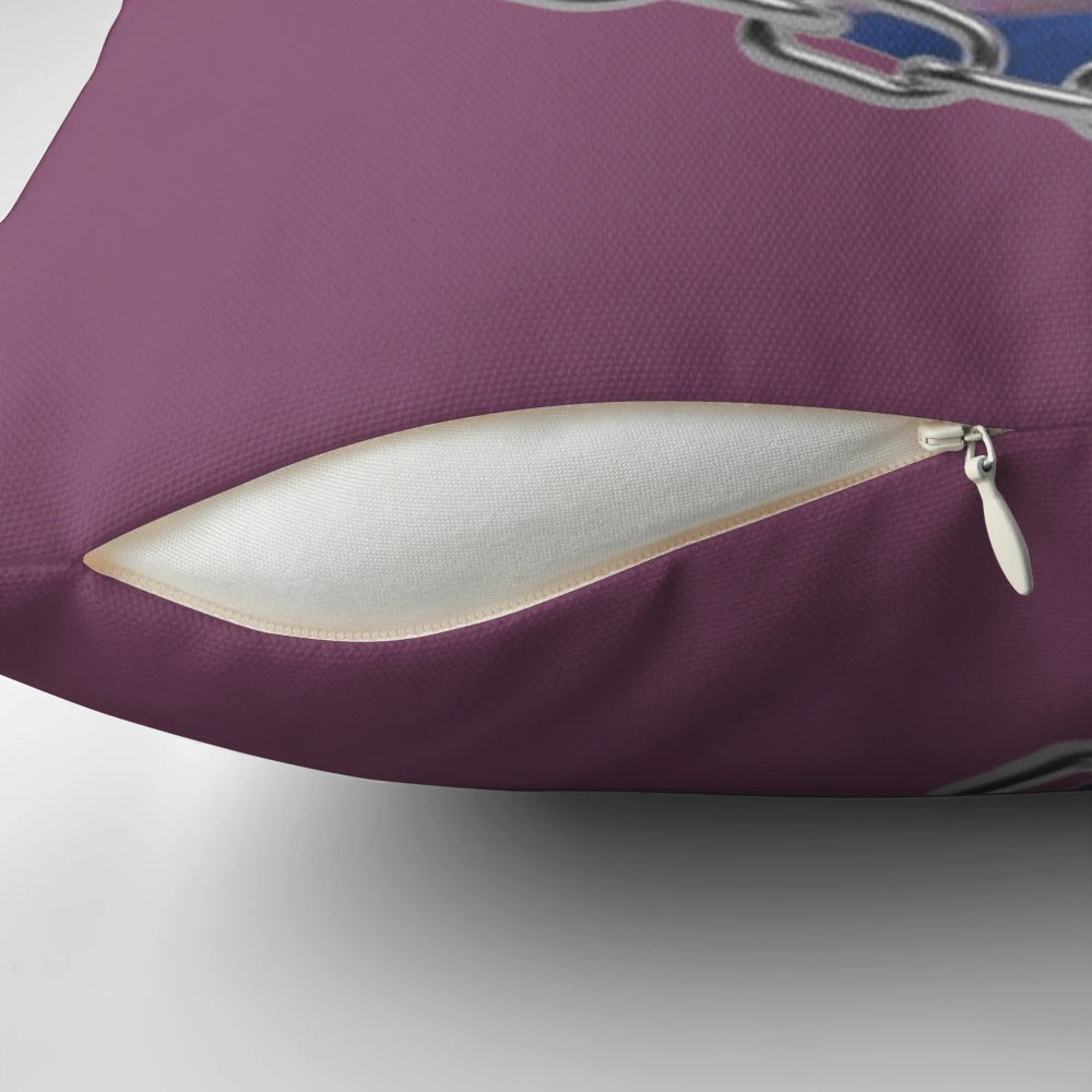 A soft and comfortable pillow featuring the characters Adam Stanheight and Lawrence Gordon from the 2004 horror movie Saw.